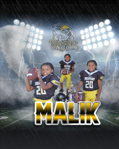 Photo Collage with Childs name