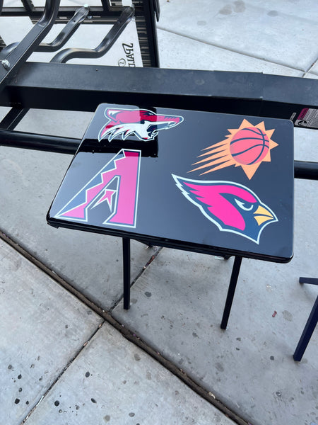 Exclusive TV Table (Sports, Photos, Keepsake or Memorial etc.)