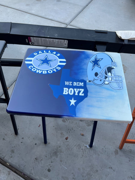 Exclusive TV Table (Sports, Photos, Keepsake or Memorial etc.)