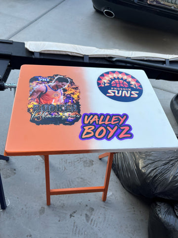 Exclusive TV Table (Sports, Photos, Keepsake or Memorial etc.)