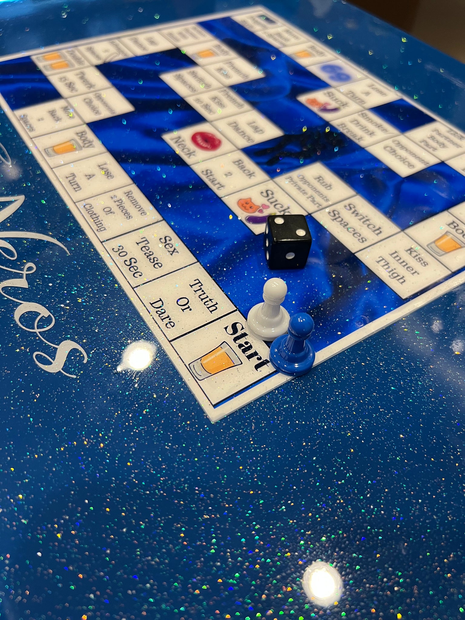 Exclusive Game Board TV Table