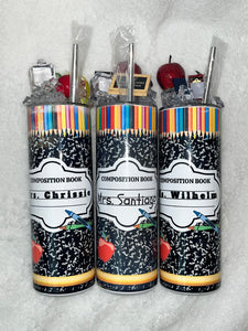 20 oz Stainless steel Teacher Tumbler